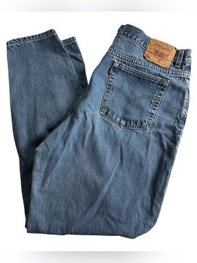Vintage Levis 550 Plus Size 22W High Waisted Mom Jeans 90s USA Grunge